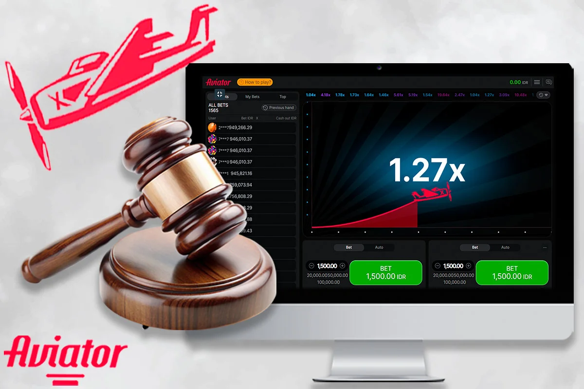 The Aviator game is completely legal in India