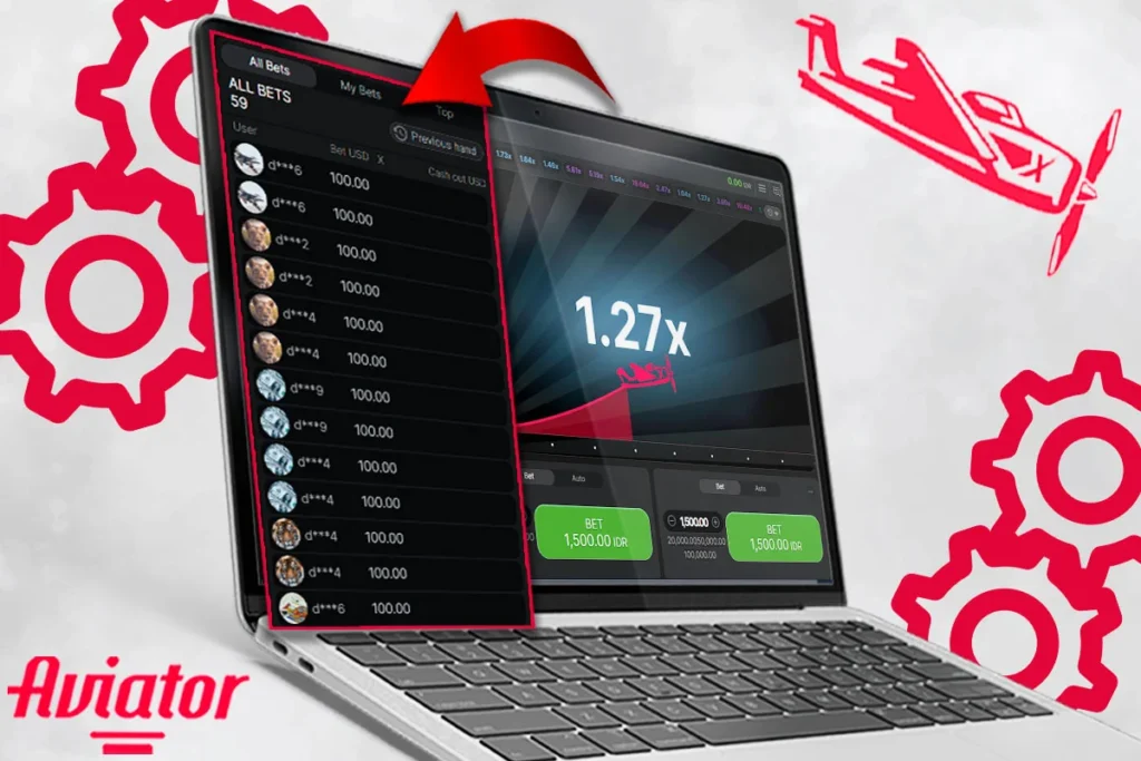 Information about Live Bets and Statistics Aviator