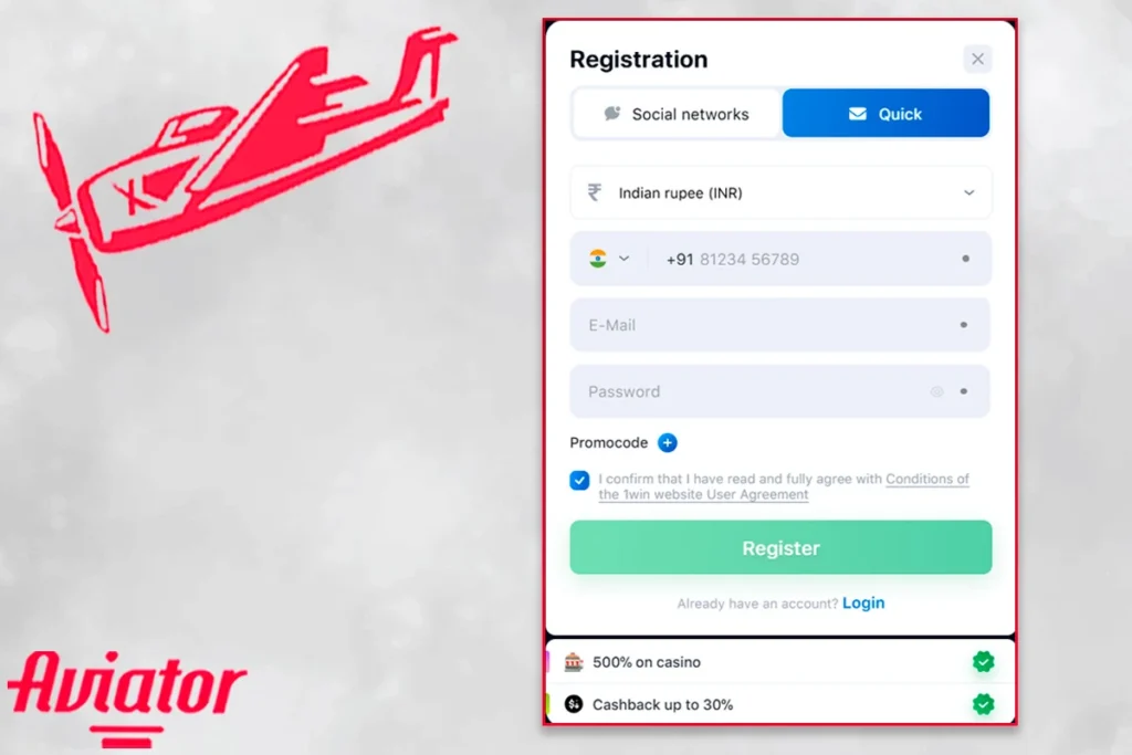 Aviator Registration Process