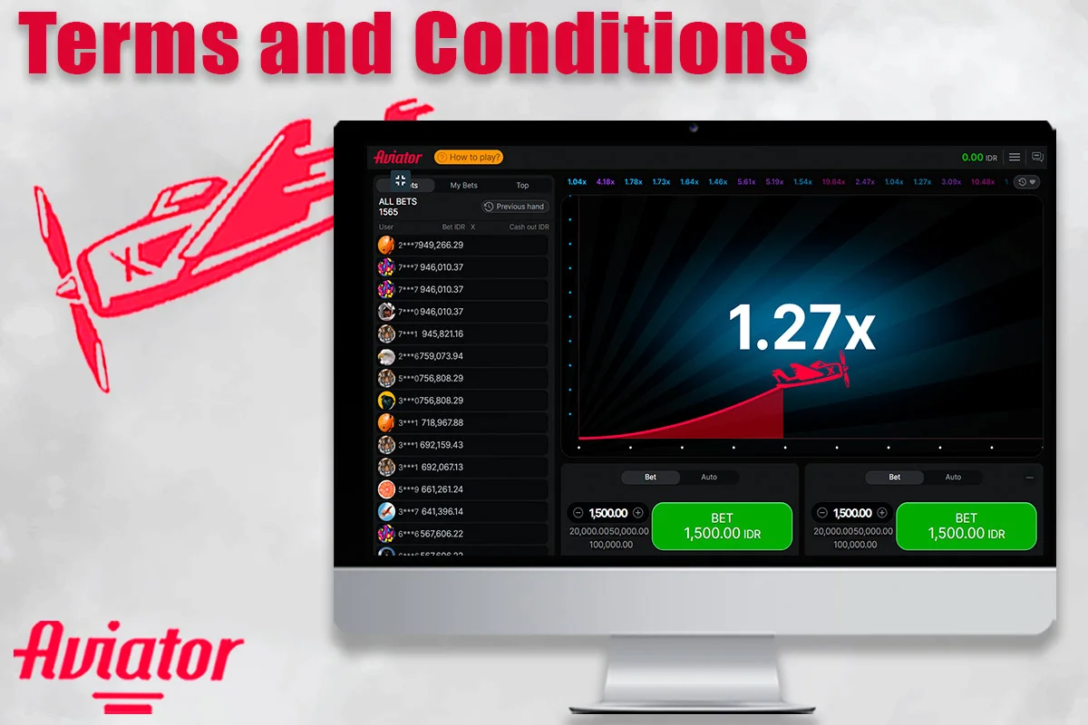 Aviator terms and conditions